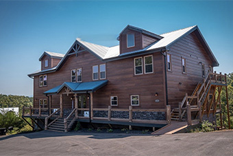 Big Forest Lodge 16 bedroom pet friendly cabin Pigeon Forge by Cabins for You
