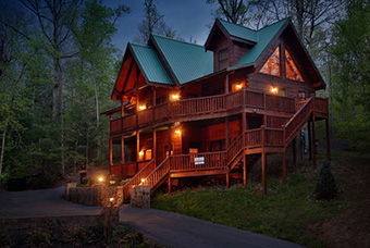 smoky mountain getaway 5 bedroom pet friendly cabin Pigeon Forge by Eden Crest Vacation Rentals