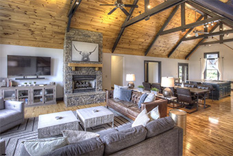 georgia highlands retreat 6 bedroom pet friendly cabin north georgia mountains by Pinnacle Cabin Rentals