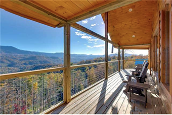 great smoky lodge 7 bedroom pet friendly cabin in Gatlinburg by Jackson Mountain Homes