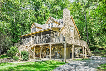 river hideaway 5 bedroom pet friendly cabin north georgia mountains by Stressbuster Cabin Rentals